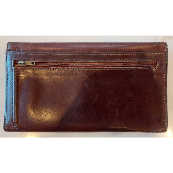 Vintage women's wallet by Liz Claiborne, genuine leather - Picture 2 of 10